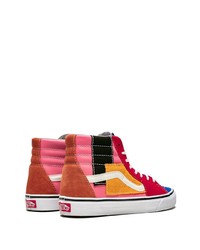 Baskets montantes en daim multicolores Vans