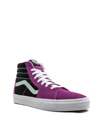 Baskets montantes en daim multicolores Vans