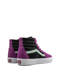 Baskets montantes en daim multicolores Vans