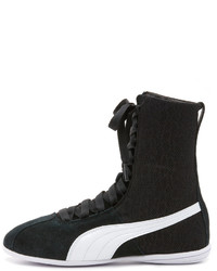 Baskets montantes en daim noires Puma