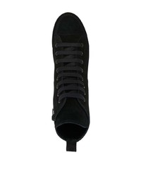 Baskets montantes en daim noires Ann Demeulemeester