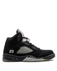 Baskets montantes en daim noires Jordan