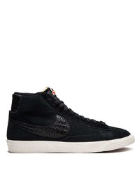 Baskets montantes en daim noires Nike