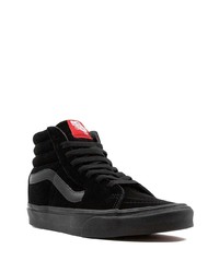 Baskets montantes en daim noires Vans