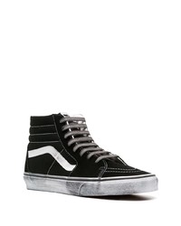 Baskets montantes en daim noires Vans