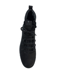 Baskets montantes en daim noires Philipp Plein