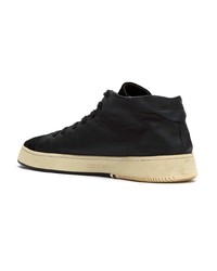 Baskets montantes en daim noires OSKLEN