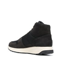 Baskets montantes en daim noires Common Projects