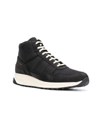 Baskets montantes en daim noires Common Projects