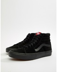 Baskets montantes en daim noires Vans