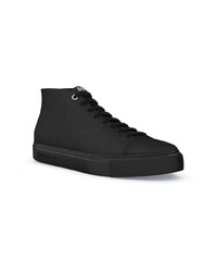 Baskets montantes en daim noires Swear