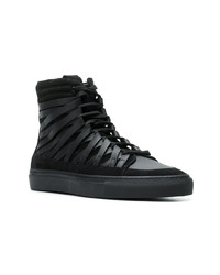 Baskets montantes en daim noires Damir Doma