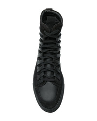 Baskets montantes en daim noires Damir Doma