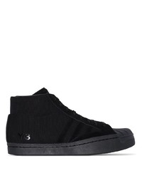 Baskets montantes en daim noires Y-3