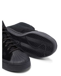 Baskets montantes en daim noires Y-3