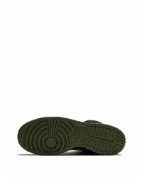 Baskets montantes en daim olive Nike