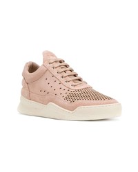 Baskets montantes en daim roses Filling Pieces