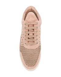 Baskets montantes en daim roses Filling Pieces