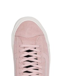 Baskets montantes en daim roses Vans