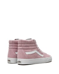 Baskets montantes en daim roses Vans