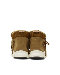 Baskets montantes en daim tabac VISVIM