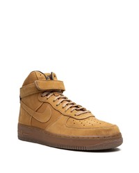 Baskets montantes en daim tabac Nike