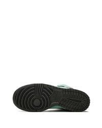 Baskets montantes en daim vert menthe Nike