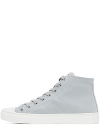 Baskets montantes en toile blanches Vivienne Westwood