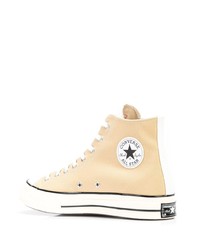 Baskets montantes en toile blanches Converse