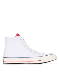 Baskets montantes en toile blanches Converse