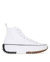 Baskets montantes en toile blanches Converse