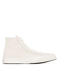 Baskets montantes en toile blanches Converse