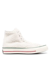 Baskets montantes en toile blanches Converse