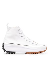 Baskets montantes en toile blanches Converse