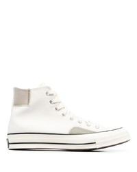 Baskets montantes en toile blanches Converse