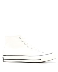 Baskets montantes en toile blanches Converse