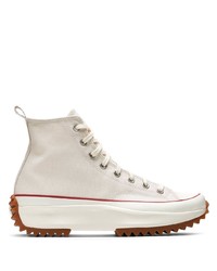 Baskets montantes en toile blanches Converse