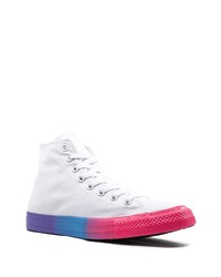 Baskets montantes en toile blanches Converse