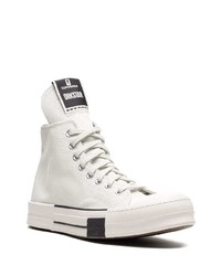 Baskets montantes en toile blanches Converse