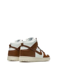 Baskets montantes en toile blanches Nike