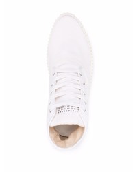 Baskets montantes en toile blanches Maison Margiela