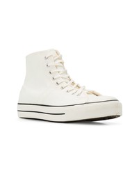 Baskets montantes en toile blanches Converse