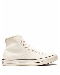 Baskets montantes en toile blanches Converse