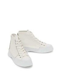 Baskets montantes en toile blanches JW Anderson