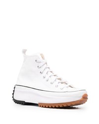 Baskets montantes en toile blanches Converse