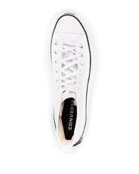 Baskets montantes en toile blanches Converse