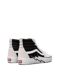 Baskets montantes en toile blanches Vans