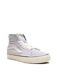 Baskets montantes en toile blanches Vans