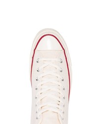 Baskets montantes en toile blanches Converse