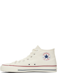 Baskets montantes en toile blanches Converse